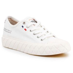 Buty Palladium Ace Cvs Star 77014-116-M białe. Białe trampki bez wzorów, z bawełny, bez zapięcia. Za 558,50 zł.