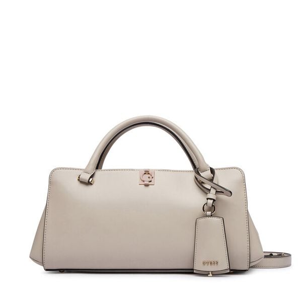 Torebka Guess. Brązowe kuferki Guess, z aplikacjami, bez dodatków. Za 634,99 zł.