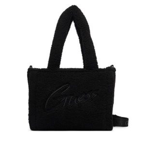 Torebka Guess. Czarne torebki klasyczne Guess, z aplikacjami, bez dodatków. Za 264,99 zł.
