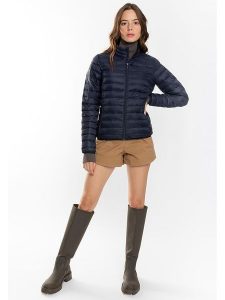 Northwood Kurtka pikowana "Jackie" w kolorze granatowym rozmiar: S. Niebieskie kurtki Northwood, s, bez wzorów, bez kaptura. Za 113,10 zł.