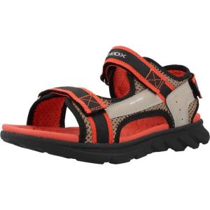 Sandały Geox J Sandal Airadyum B. Brązowe buty trekkingowe Geox, z syntetyku, bez zapięcia. Za 186,99 zł.