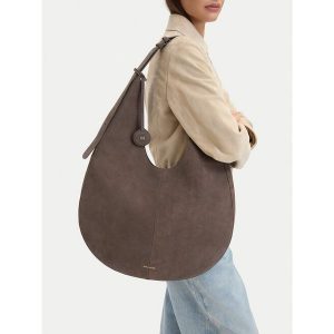 Torebka GINO ROSSI. Brązowe shopper bag Gino Rossi, bez wzorów, bez dodatków. Za 599,99 zł.