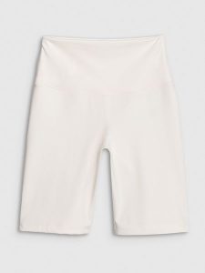4F Legginsy kolarki treningowe damskie - białe XL. Białe legginsy 4f, bez wzorów, z dzianiny, z podwyższonym stanem, krótkie. W wyprzedaży za 79,99 zł.