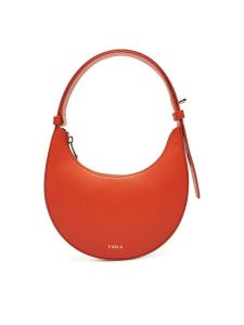 Furla Torebka Delizia Mini WE00649 AX0733 CN KP000 Pomarańczowy. Brązowe torebki klasyczne Furla, bez wzorów, ze skóry, bez dodatków. Za 519,99 zł.
