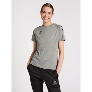 Koszulka damska Hummel Core Poly. Białe bluzki Hummel, s, bez wzorów, sportowe, bez kołnierzyka, bez ramiączek. Za 111,50 zł.