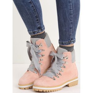 Różowe Traperki Rapid Growth. Buty zimowe marki Born2be. Za 79,99 zł.
