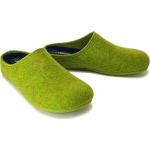 DR. BRINKMANN 320698-7 pistazie, kapcie damskie. Zielone kapcie Dr. Brinkmann, bez wzorów, z materiału. Za 204,90 zł.