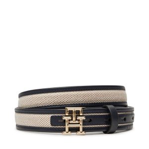 Pasek Damski Tommy Hilfiger. Niebieskie paski TOMMY HILFIGER, bez wzorów. Za 242,99 zł.