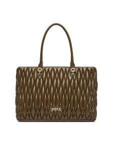MEXX Torebka C-MEXX-L-012-08 Khaki. Brązowe torebki klasyczne Mexx, bez wzorów, z materiału, bez dodatków. Za 199,99 zł.
