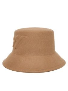 Weekend Max Mara Kapelusz Yaqui 2525576075 Brązowy. Brązowe kapelusze Weekend Max Mara, bez wzorów, z materiału. Za 619,99 zł.