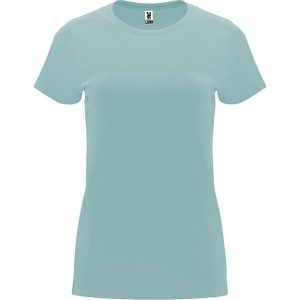 Damska Koszulka Z Krótkim Rękawem Capri. Czerwone bluzki ROLY, xl, bez wzorów, sportowe, bez kołnierzyka, bez ramiączek. Za 54,99 zł.