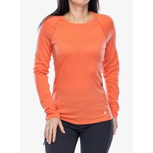 Bluza termoaktywna damska Smartwool Classic All-Season Merino Base Layer. Brązowe bluzy Smartwool, na zimę, xl, bez wzorów, bez kaptura. Za 291,99 zł.