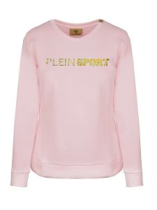 Plein Sport Bluza w kolorze jasnoróżowym rozmiar: S. Różowe bluzy Plein Sport, s, bez wzorów, bez kaptura. Za 192,79 zł.