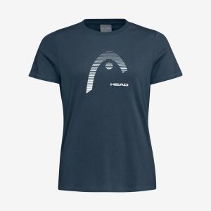 T-shirt damski Club Lara. Niebieskie t-shirty Head, m, bez wzorów, z bawełny, bez kołnierzyka, bez ramiączek. W wyprzedaży za 101,50 zł.