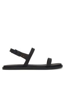 Calvin Klein Sandały Jelly Sandal Sling Mat Tran Tpu HW0HW02969 Czarny. Czarne sandały Calvin Klein, bez wzorów, z syntetyku, bez obcasa, na płaskiej podeszwie, bez zapięcia. Za 289,99 zł.