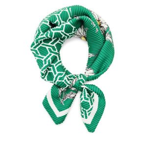 Chusta Desigual. Zielone apaszki i chusty Desigual, bez wzorów. Za 79,99 zł.