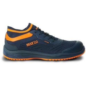 Adidasy Sparco Flap Esd S1p Src FLAP ESD S1P SRC, Dla obu płci. Niebieskie buty sportowe Sparco, bez wzorów, z syntetyku, bez zapięcia. Za 290,00 zł.
