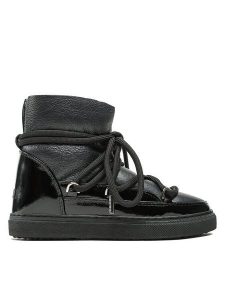 Inuikii Śniegowce Gloss 75202-007 Czarny. Czarne buty zimowe Inuikii, ze skóry, bez obcasa, bez zapięcia. Za 929,99 zł.