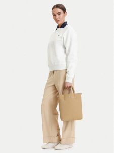 Lacoste Torebka NF2991AA Zielony. Zielone torebki klasyczne Lacoste, bez wzorów, ze skóry, bez dodatków. Za 624,99 zł.