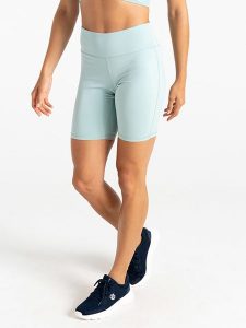 Dare 2b Szorty sportowe "Upbeat" w kolorze błękitnym rozmiar: 40. Niebieskie spodenki sportowe Dare 2b, bez wzorów, z materiału, outdoorowe. Za 83,42 zł.