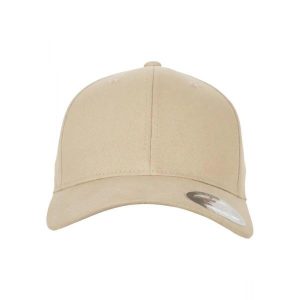 Czapka Flexfit bruhed twill. Białe czapki FLEXFIT, bez wzorów, z bawełny. Za 76,70 zł.