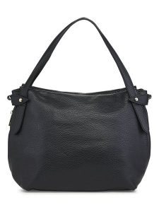 ORE10 Skórzana torebka "Abert" w kolorze czarnym - 38 x 28 x 16 cm rozmiar: onesize. Czarne torebki klasyczne ORE10, bez wzorów, z materiału, przez ramię, bez dodatków. Za 350,26 zł.