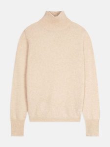 Perfect Cashmere Kaszmirowy sweter "Aileen" w kolorze beżowym rozmiar: S. Brązowe golfy Perfect Cashmere, bez wzorów, z kaszmiru. Za 369,99 zł.