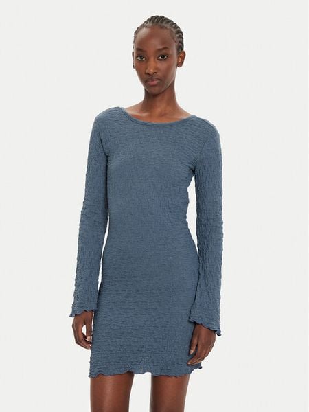 Brave Soul Sukienka codzienna LDRJ-225ORALIEBL Niebieski Regular Fit. Niebieskie kombinezony Brave Soul, m, bez wzorów, z wiskozy, bez kołnierzyka, bez ramiączek. Za 99,99 zł.