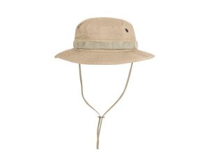 Kapelusz z odpinaną osłoną karku beżowy. Brązowe kapelusze HELIKON-TEX, bez wzorów, z bawełny, militarne. Za 63,99 zł.