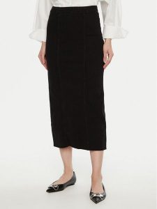Vero Moda Spódnica jeansowa Medusa 10321775 Czarny Regular Fit. Czarne spódnice Vero Moda, xs, bez wzorów, z bawełny. Za 109,99 zł.