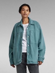 G-Star Kurtka dżinsowa w kolorze błękitnym rozmiar: S. Niebieskie kurtki G-Star, s, bez wzorów, z bawełny, bez kaptura. Za 192,79 zł.