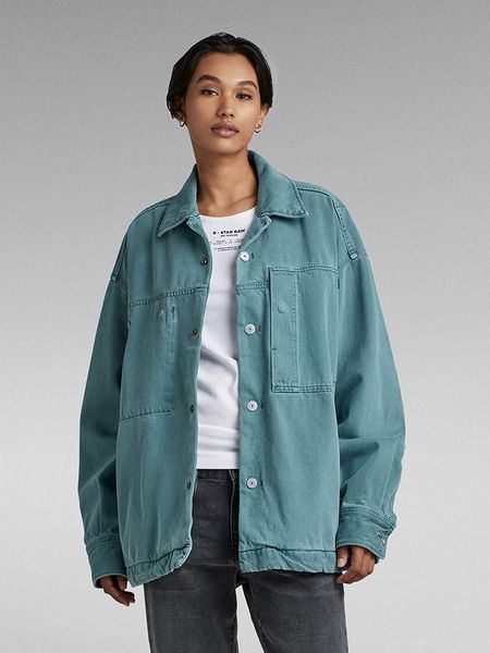 G-Star Kurtka dżinsowa w kolorze błękitnym rozmiar: S. Niebieskie kurtki G-Star, s, bez wzorów, z bawełny, bez kaptura. Za 192,79 zł.