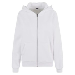 Puszysta Bluza Z Kapturem Dla Pań I Panów. Białe bluzy Urban Classics, xl, bez wzorów, z kapturem. Za 186,99 zł.
