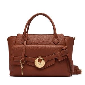 Torebka LOVE MOSCHINO. Brązowe kuferki LOVE MOSCHINO, bez wzorów, bez dodatków. Za 1 029,00 zł.