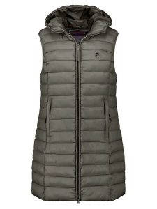 ANAPURNA Kamizelka pikowana "Vakitalana" w kolorze khaki rozmiar: S. Brązowe kamizelki ANAPURNA, s, bez wzorów, bez kołnierzyka, bez ramiączek, bez kaptura. Za 140,86 zł.