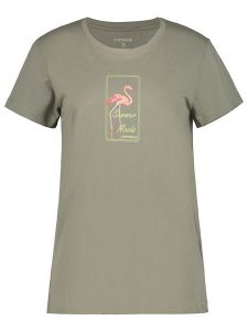 Icepeak Koszulka "Makawao" w kolorze khaki rozmiar: XL. Brązowe bluzki Icepeak, xl, bez wzorów, z bawełny, bez kołnierzyka, bez ramiączek. Za 52,67 zł.