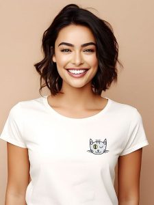 WOOOP Koszulka w kolorze białym rozmiar: XL. Białe bluzki Wooop, xl, bez wzorów, z bawełny, bez kołnierzyka, bez ramiączek. Za 58,95 zł.