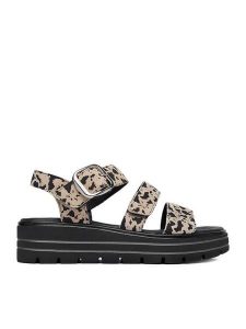 Remonte Sandały CEO-D3N50-60 Beżowy. Brązowe sandały Remonte, bez wzorów, ze skóry, bez obcasa, na płaskiej podeszwie, bez zapięcia. Za 369,99 zł.