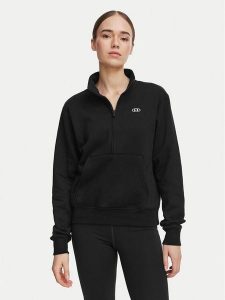 Under Armour Bluza Ua Rival 6013549 Czarny Regular Fit. Czarne bluzy Under Armour, s, bez wzorów, z bawełny, bez kaptura. Za 249,99 zł.