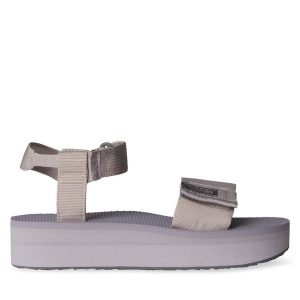 Sandały The North Face. Szare sandały The North Face, bez wzorów, bez obcasa, na płaskiej podeszwie, bez zapięcia. Za 189,99 zł.