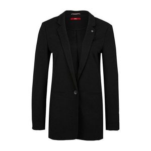 S.Oliver Panie Blazer Czarny 14.711.54.3506.9999 (Rozmiar 40). Kurtki marki s.Oliver. W wyprzedaży za 200,00 zł.