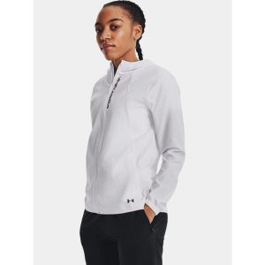 Kurtka do biegania damska Under Armour UA OutRun the Storm. Białe kurtki Under Armour, xs, bez wzorów, bez kaptura. Za 479,00 zł.