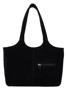 Charm Skórzany shopper bag "Sevilla" w kolorze czarnym - 40 x 24 x 10 cm rozmiar: onesize. Czarne shopper bag Charm, bez wzorów, z materiału, na ramię, bez dodatków. Za 317,72 zł.
