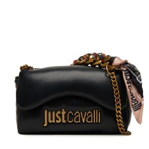 Torebka Just Cavalli. Czarne torebki klasyczne Just Cavalli, bez wzorów, bez dodatków. Za 649,99 zł.