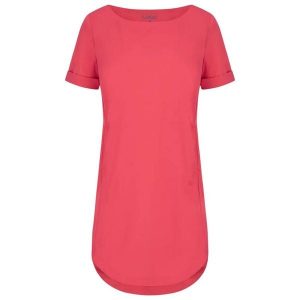 Sukienka damska Loap Ubakala w kolorze różowym. Czarne sukienki ZSPORT, bez wzorów, sportowe, bez kołnierzyka, bez ramiączek, sportowe. Za 241,99 zł.