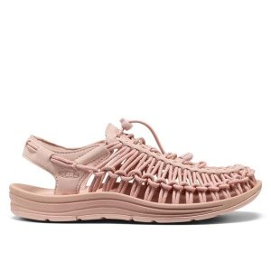 Damskie sandały turystyczne Keen Uneek. Czerwone buty trekkingowe Keen, bez zapięcia. Za 553,50 zł.