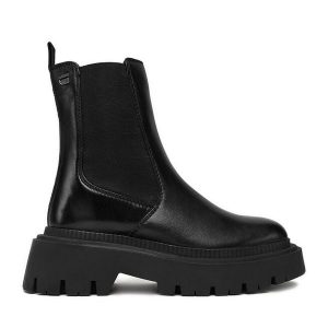 Sztyblety G-Star Raw. Czarne botki G-Star Raw, bez wzorów, bez obcasa, na płaskiej podeszwie, bez zapięcia. Za 379,99 zł.