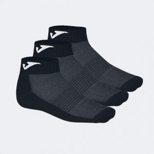 Skarpety tenisowe Joma Ankle Socks 3 szt. Czarne skarpetki JOMA, bez wzorów. Za 24,99 zł.
