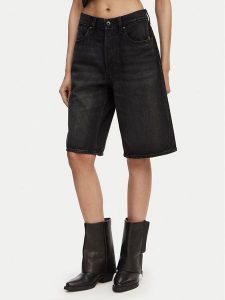 G-Star Raw Bermudy D28383-D933 Szary ciemny Wide Fit. Szare szorty G-Star Raw, bez wzorów, z bawełny, retro. Za 389,99 zł.