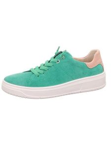 Legero Skórzane sneakersy "Rejoise" w kolorze zielonym rozmiar: 42. Zielone trampki Legero, bez wzorów, bez zapięcia. Za 254,74 zł.
